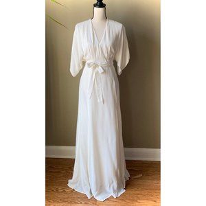 Reformation Winslow Dress in Ivory Size Small